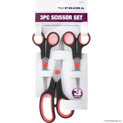 NT 3pc Scissor Set On Card image