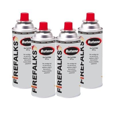 FIREFALKS Butane Gas 4pk