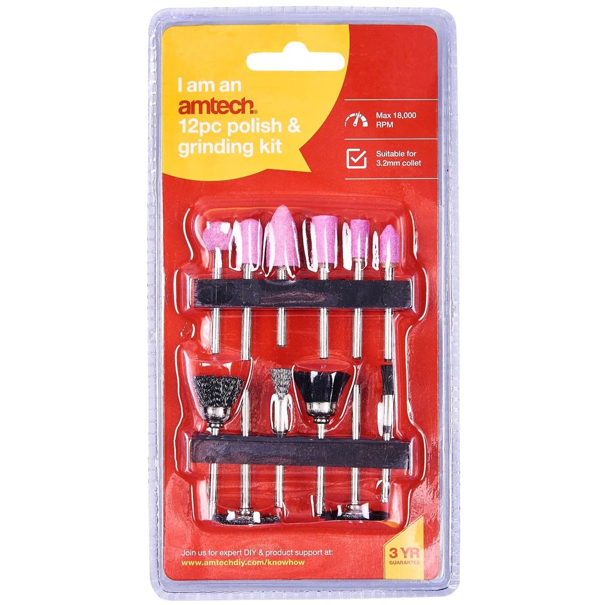 Am-Tech 12pc POLISH TOOL SET