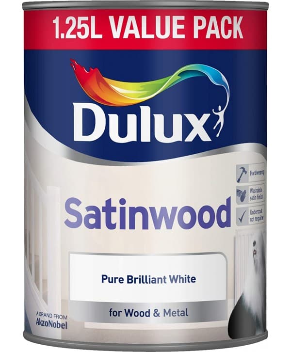 DULUX QD SATINWOOD PBW 1.25L