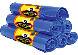 Better Options 5 Heavy Duty Strong Blue Rubble Sacks 3
