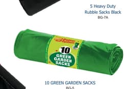 Better Options 10 Heavy Duty Garden Green Sacks 2