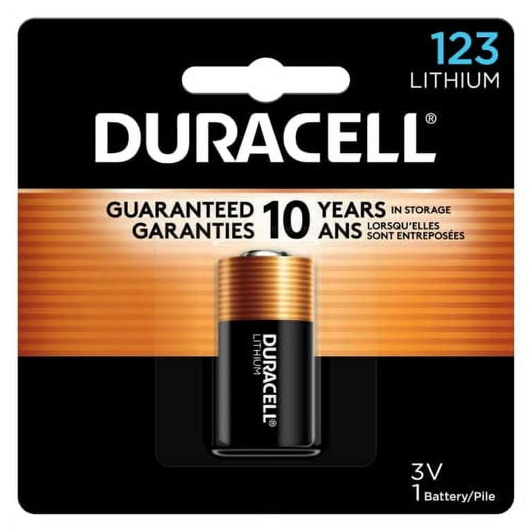 Duracell CR123 (3V) Lithium 1pk