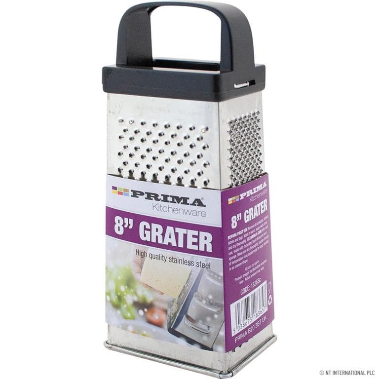 NT 8" 4 Sided Grater With Plastic Handle