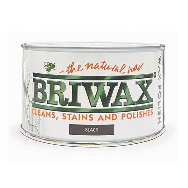 Briwax black Wax Polish 370gms image
