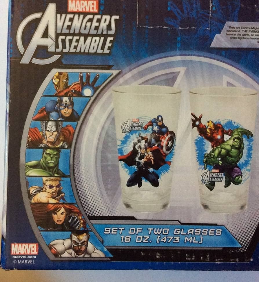 Avengers Assemble Glasses