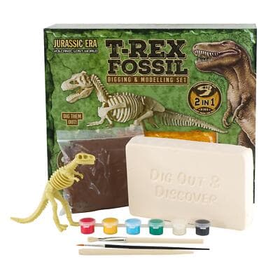 Jurassic Era Volcanic Lost World Create & Dig Fossil Kit