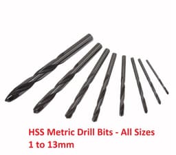 Am-tech High speed steel (HSS) metric drill bit (6.5mm x 101mm) 1