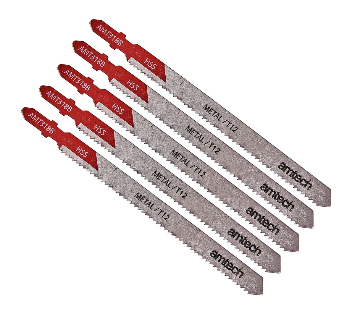 Am-tech 5 Piece metal jigsaw blade set (AMT318B)