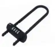 Am-tech 4-Digit adjustable long shackle combination padlock