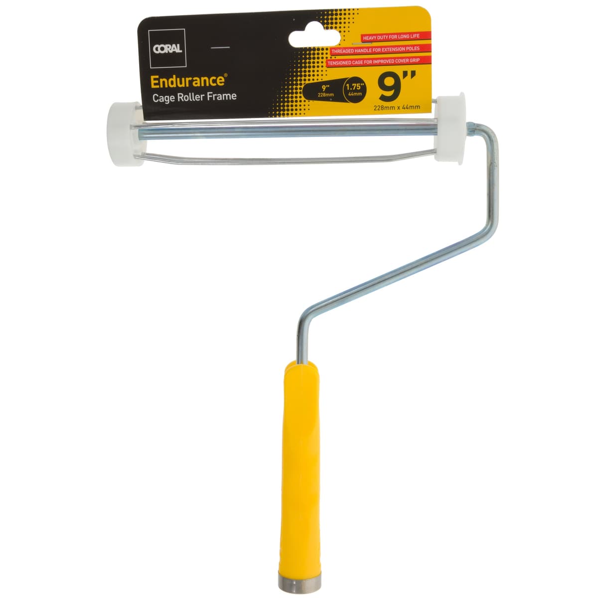 Coral Endurance Cage Roller Frame 9"x44mm