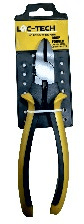 Loc-Tech 8" Side Cutting Plier, Drop Forged, C/Steel  Chrome Plated 2
