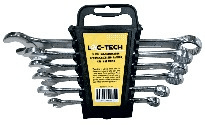 Loc-tech 6 Pcs Set (8, 10, 12, 13, 14, 17 Mm) , Combination Spanner ,