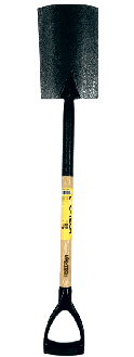 Loc-tech Digging Spade With  Wood Handle