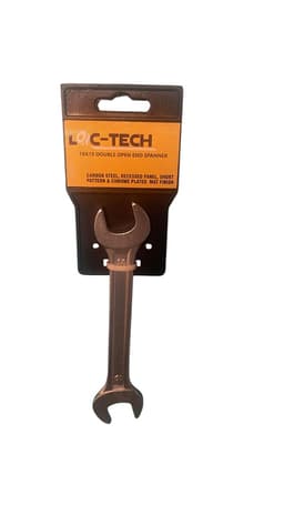 Loc-tech 18x19 Double Open End Spanner Forged Carbon Steel 1
