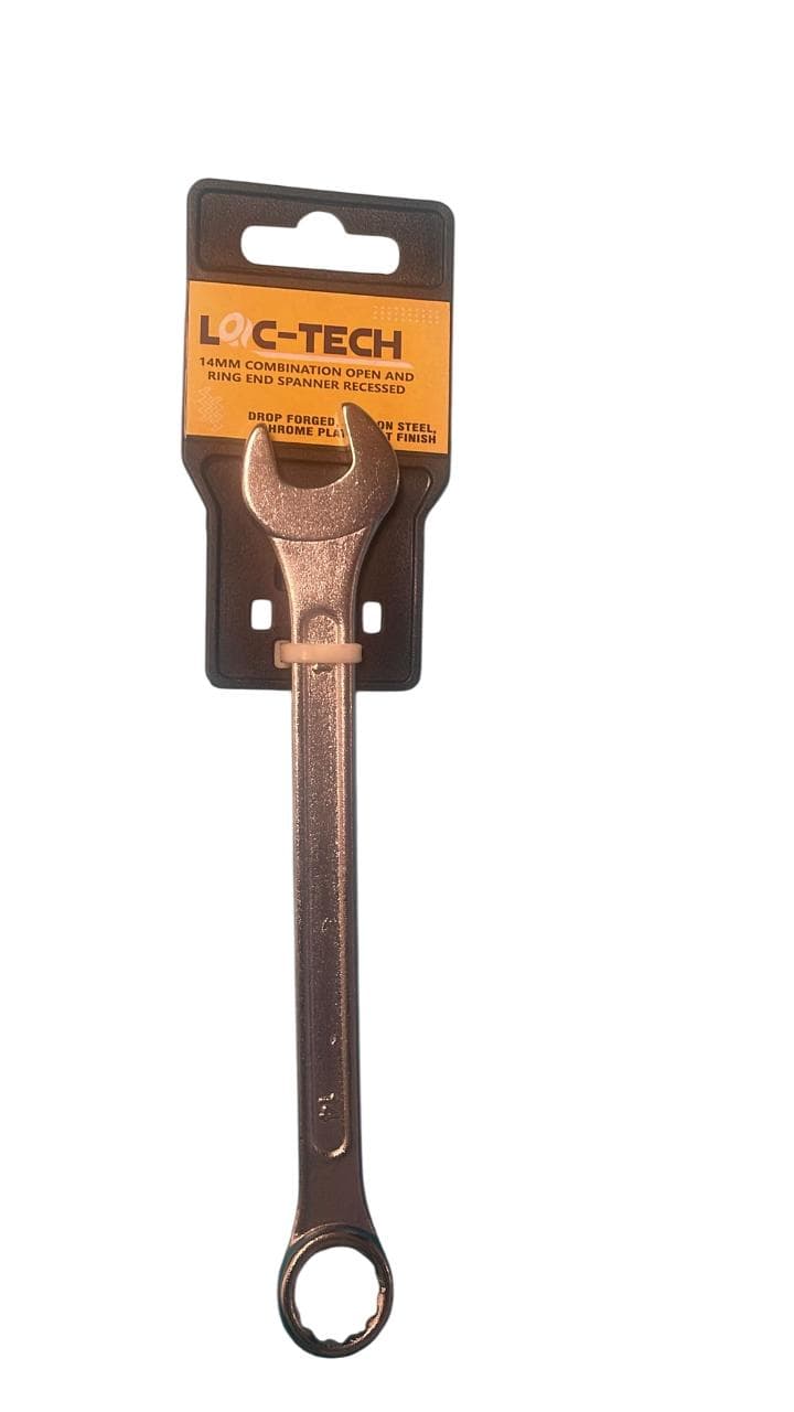 Loc-tech 14 Mm Combination Spanner Forged Carbon Steel