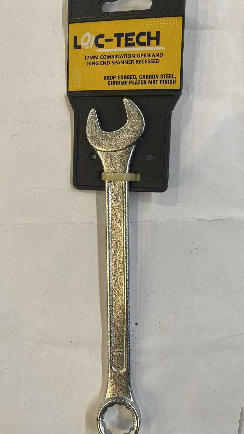 Loc-tech 17 Mm Combination Spanner Forged Carbon Steel