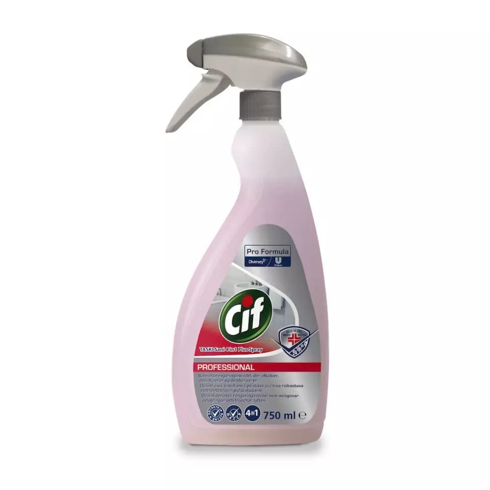 CIF Professional Washroom Spray 4 in1 Plus  750ml