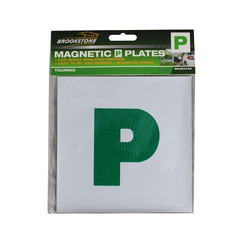 Brookstone 2pc Fully Magnetic "P" Plates image