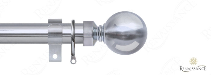 Extensis 28 28mm/25mm Plain Ball Extendable Pole Set 120-210cm (47-83")   
Polished Chrome image