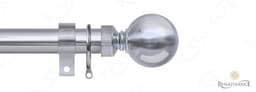 Extensis 28 28mm/25mm Plain Ball Extendable Pole Set 120-210cm (47-83")  
Polished Chrome	 1