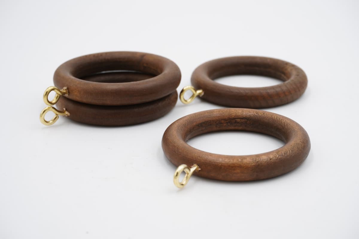 Standard 28mm Ring Pack of 4 Walnut