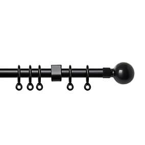 Extensis 16 16-13mm Plain Ball Extendable Pole Set 120-210cm (47-83") Black