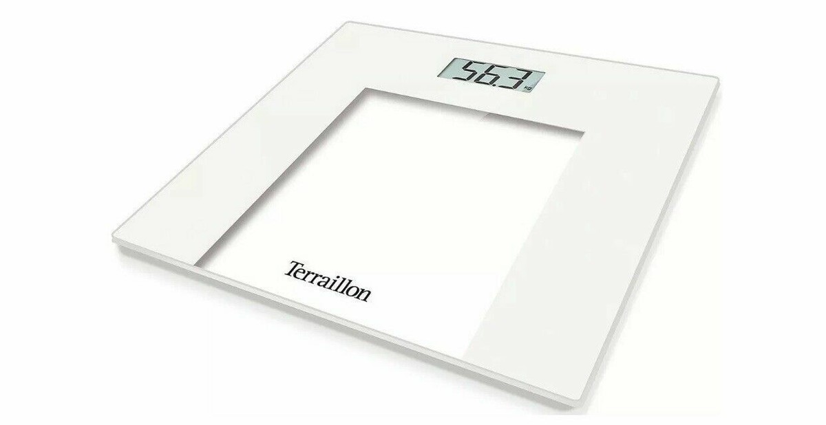Terrallion ONE PLANT Slim Electronic Glass Bathroom Scale image