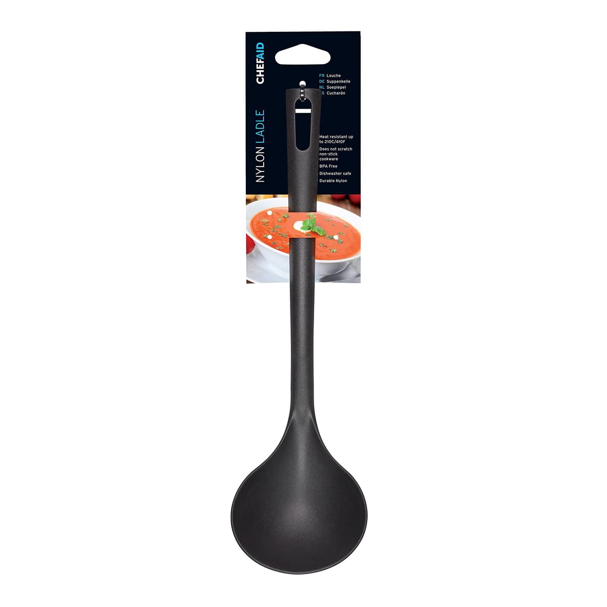 Chef Aid Black Ladle NEW