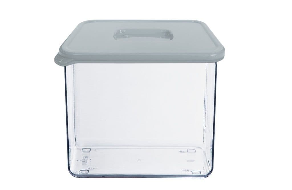 Thumbs-Up San Rectangular Upright Food Container  Grey Lid 3500ml