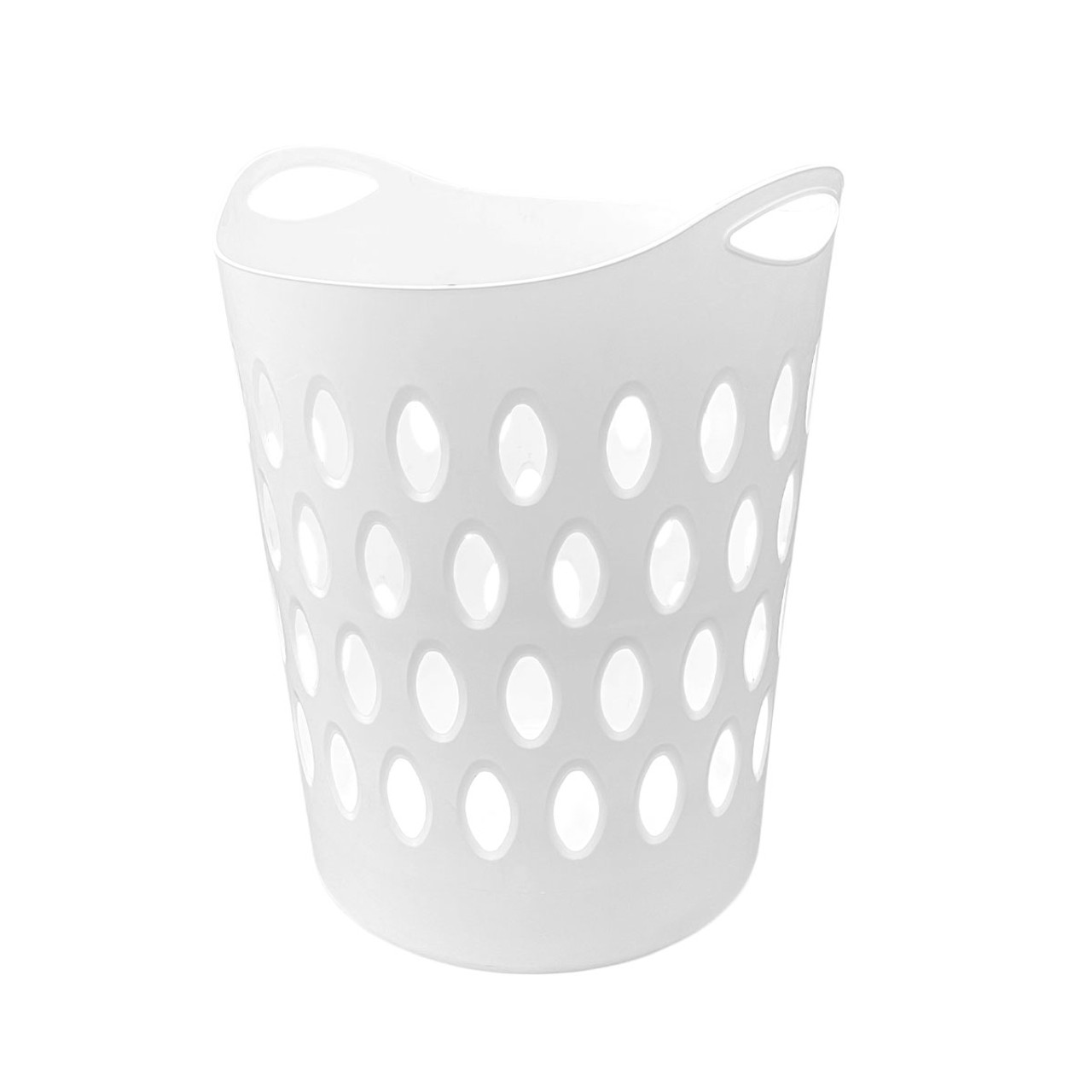 Thumbs-Up Large Flexi Laundry Basket White image