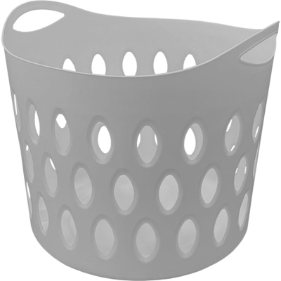 Thumbs-Up Small  Flexi Laundry Basket Grey image