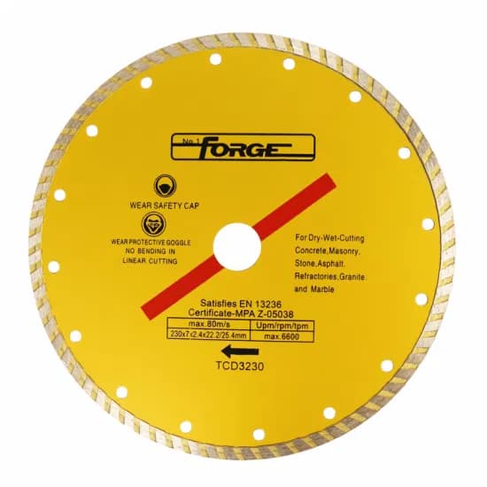 NT 9"(230mm) Diamond Cutting Blade-gold