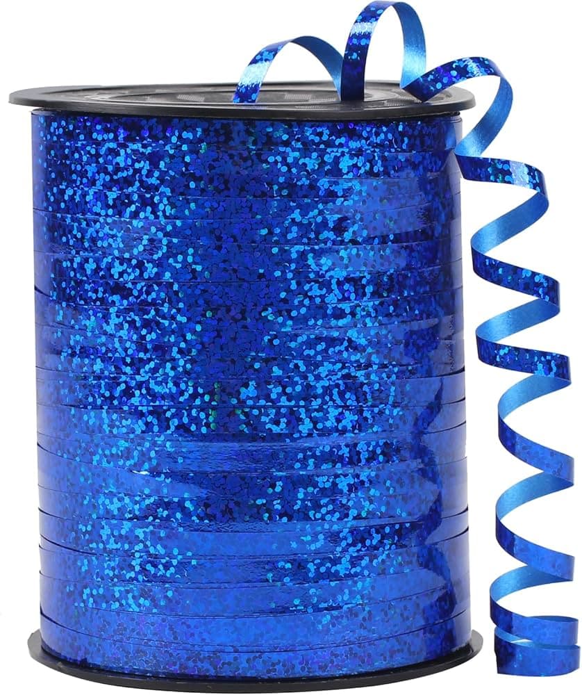 Unique Party Unique Blue Irdcnt Curling Ribbon 250yds