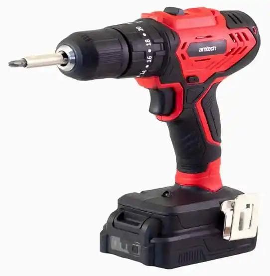 Am-tech 18V 2 ah Li-Ion Cordless Combi Drill