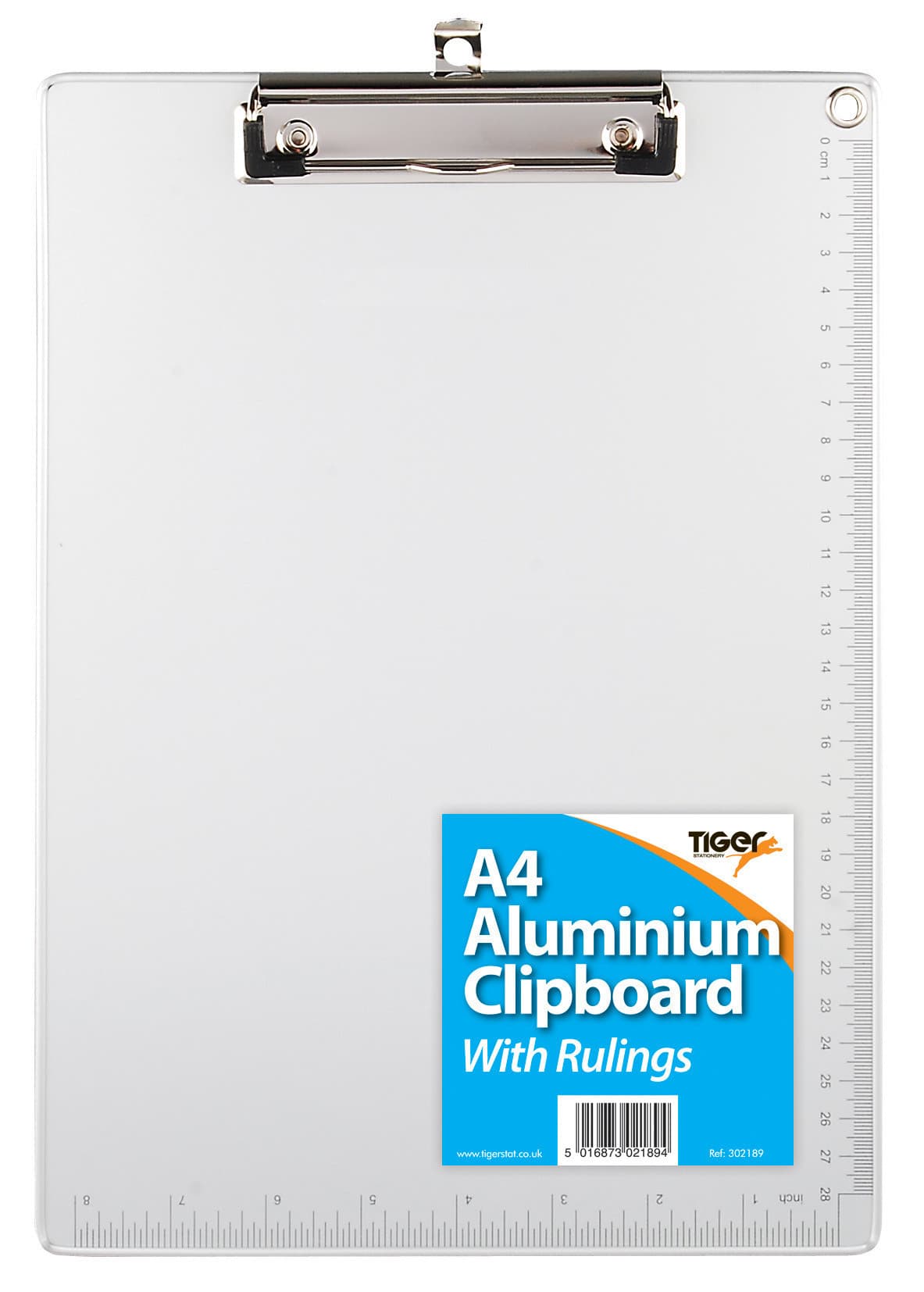 Tiger  A4 Aluminium Clipboard With Rulings