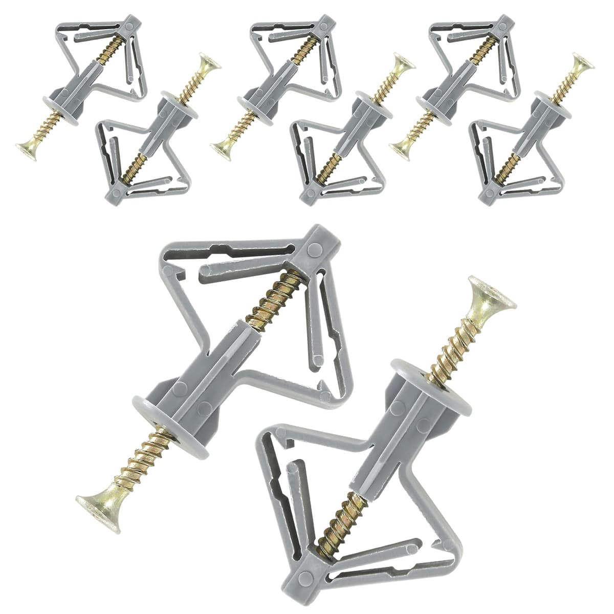 Securit  Plasterb.anchors W.screws (20)