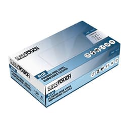 Supertouch Vinyl Blue P/F Small - 10x100 3