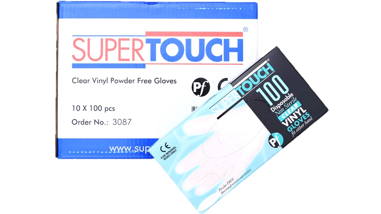 Supertouch Vinyl Blue P/F Large - 10x100 image