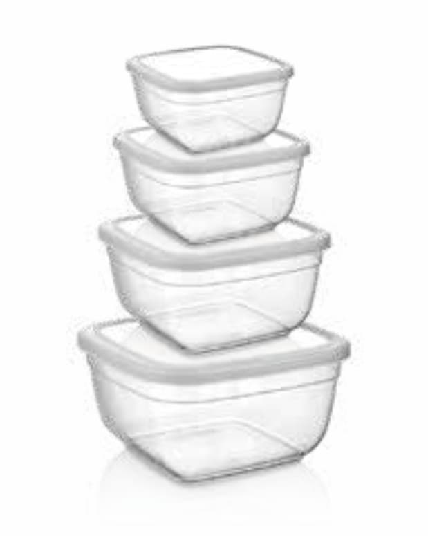Asude Plastic Square Food Container Set(500-900-1500-2400ml)