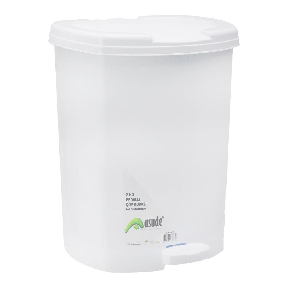 Asude Plastic 4 No Patterned Pedalled Dustbin image