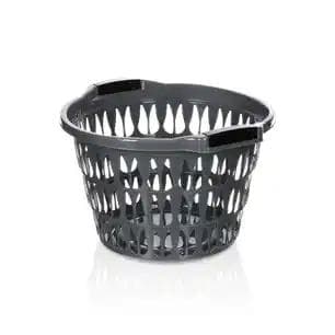 Asude Plastic Round Laundry Basket