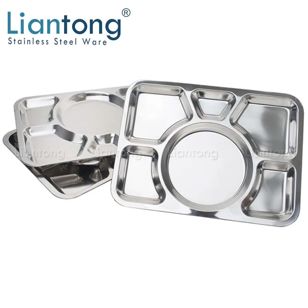 Tristar Six Com Thaali  Mess Tray 