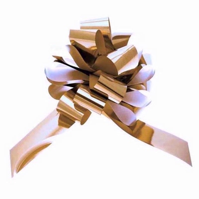 Apac 31Mm Gold Metallic Pullbow-2 Pk30 image