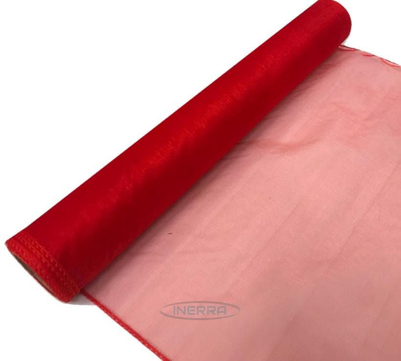 Apac 40CM X9M Hot Red Organza Roll