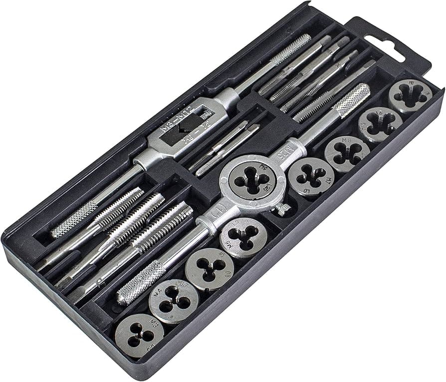 Am-Tech 20 Piece metric tap and die set