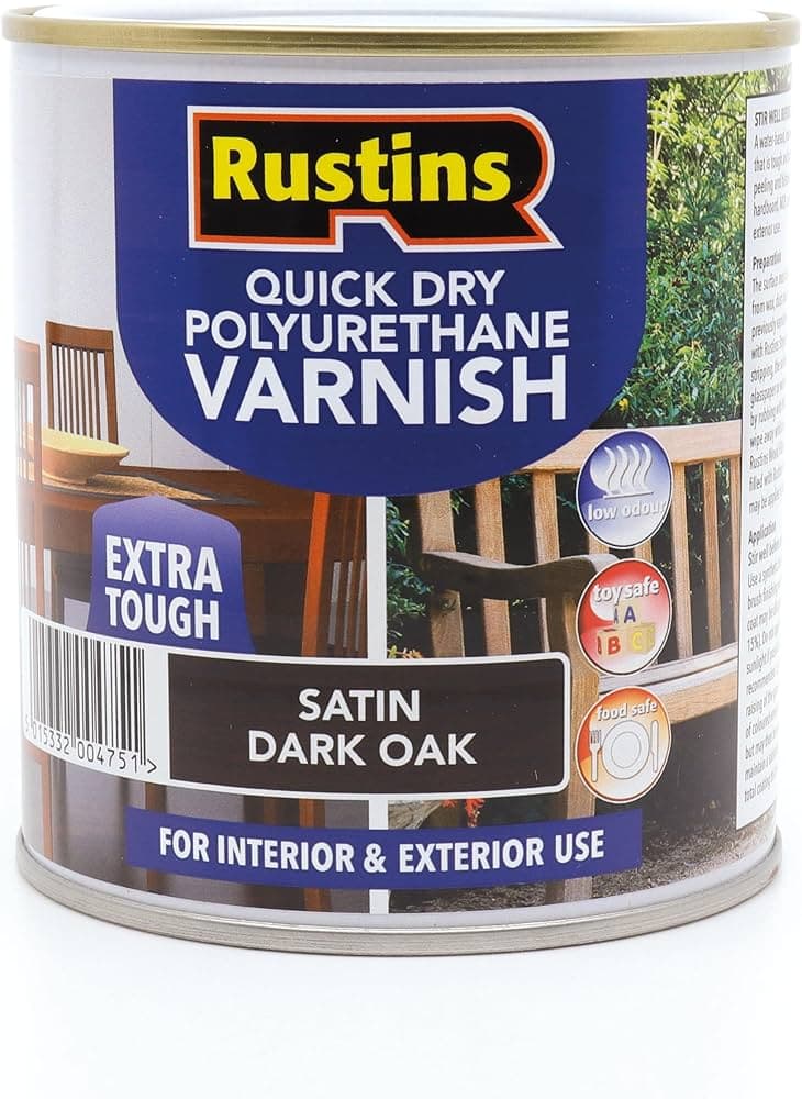 WK Q/D Colour Varnish Satin  DarkOak 250ml