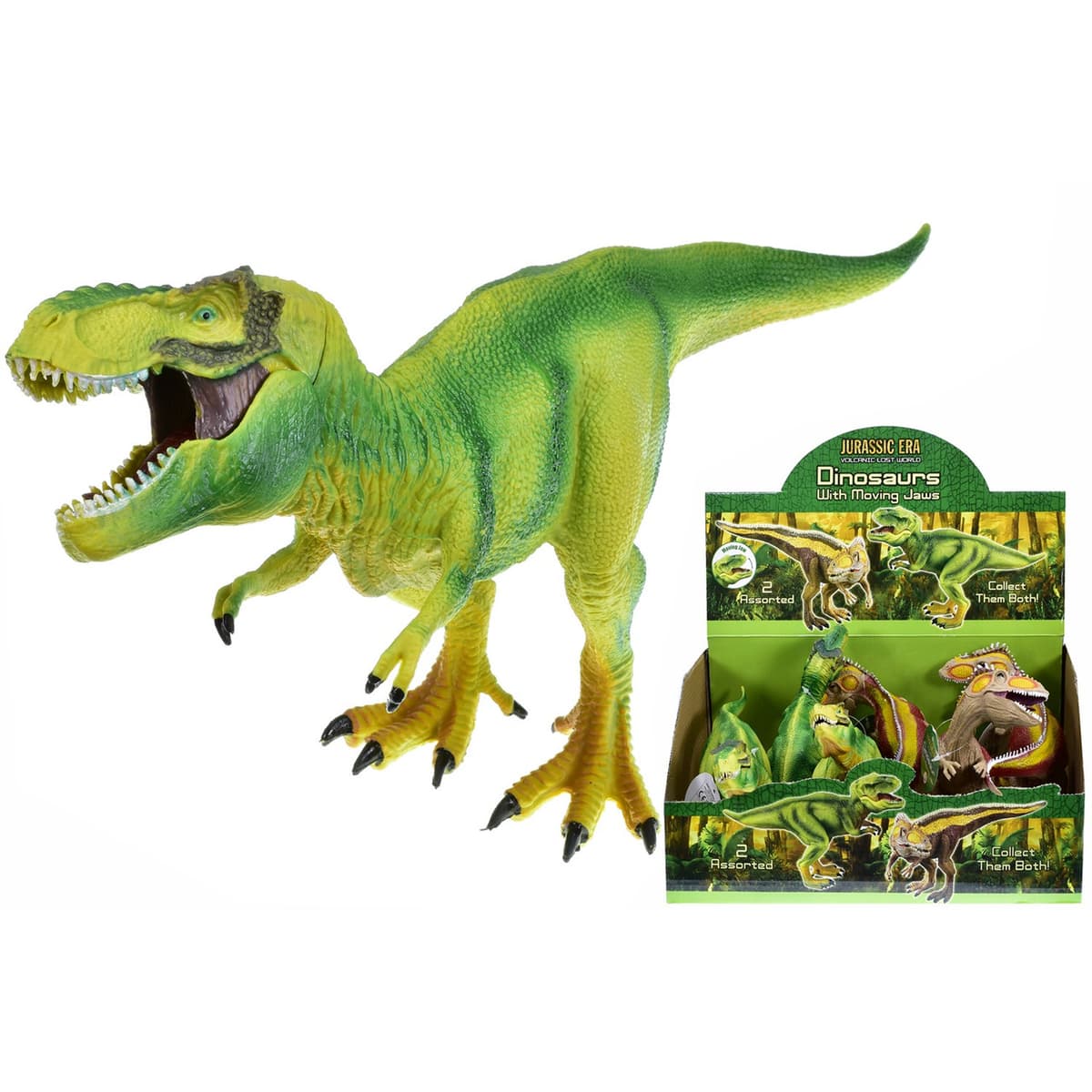 Kandy Toys 27cm Dinosaurs With Moving Jaw