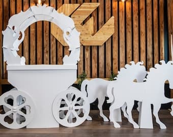 Kandy Toys Horse & Carriage 2 Assorted On Blistercard