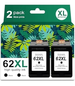 WL Remanufactured HP 62XL Black Inkjet Cartridge  1